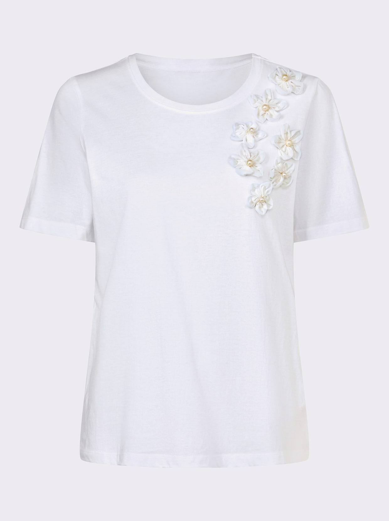 Kurzarmshirt - ecru