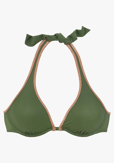 Bruno Banani Bügel-Bikini-Top - oliv