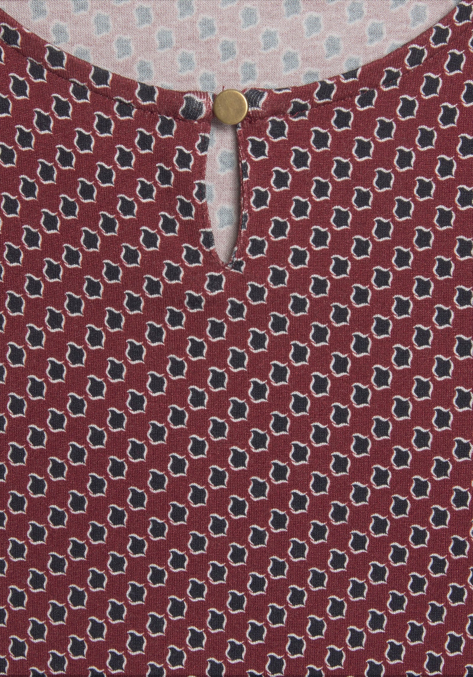 Vivance T-shirt à encolure ronde - mûre, marine