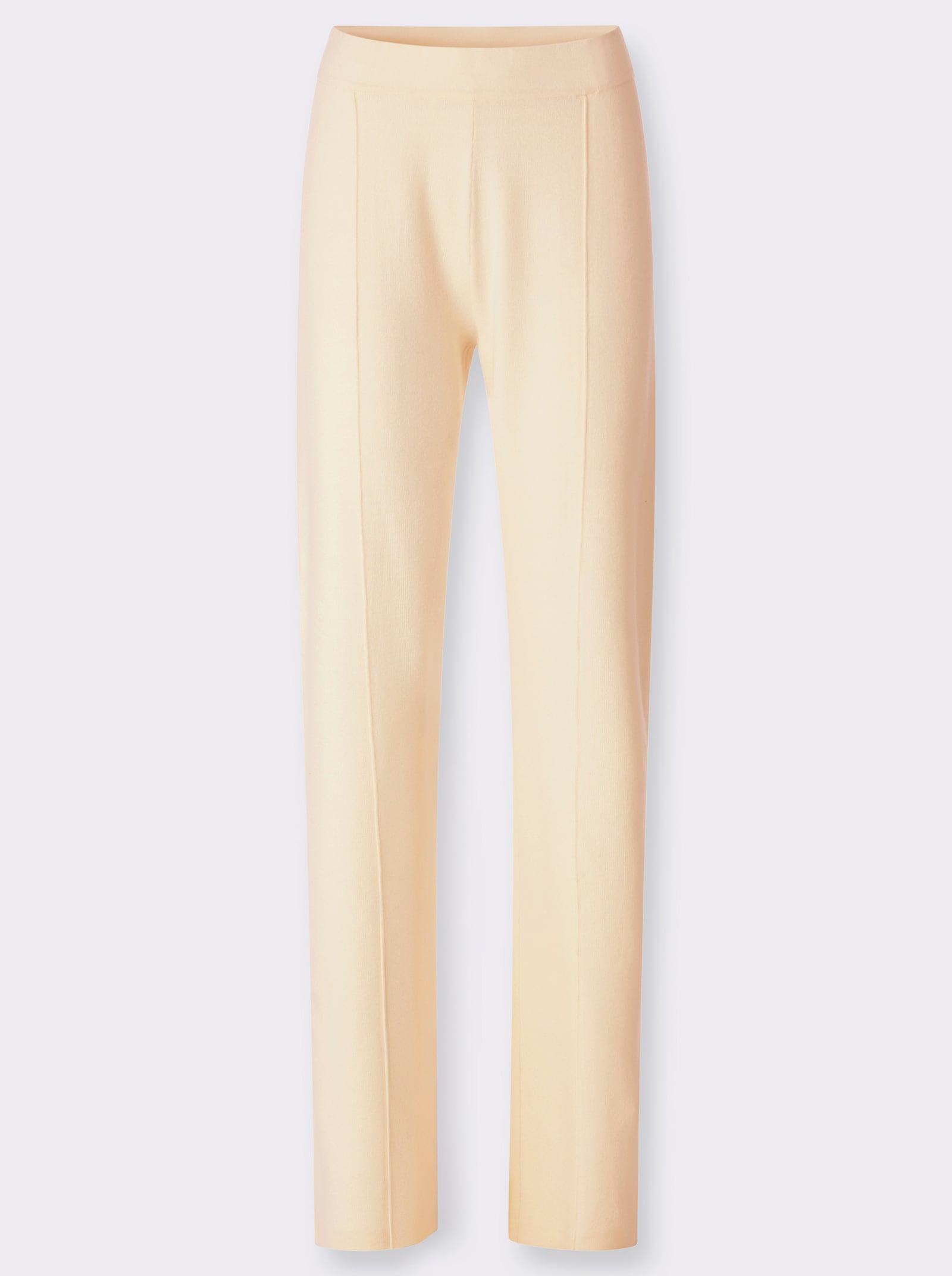 heine Strickhose mit Biesen - champagner