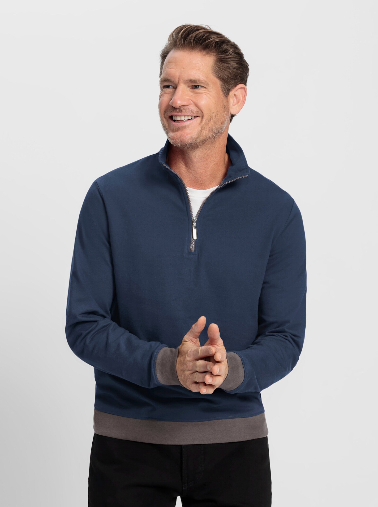 Catamaran Shirt met lange mouwen - donkerblauw