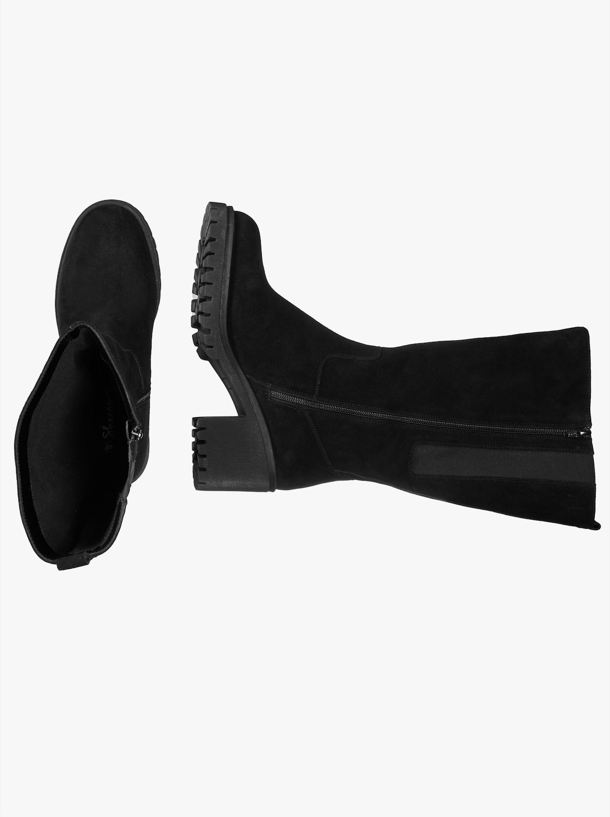 sheego Weitschaftstiefel - schwarz