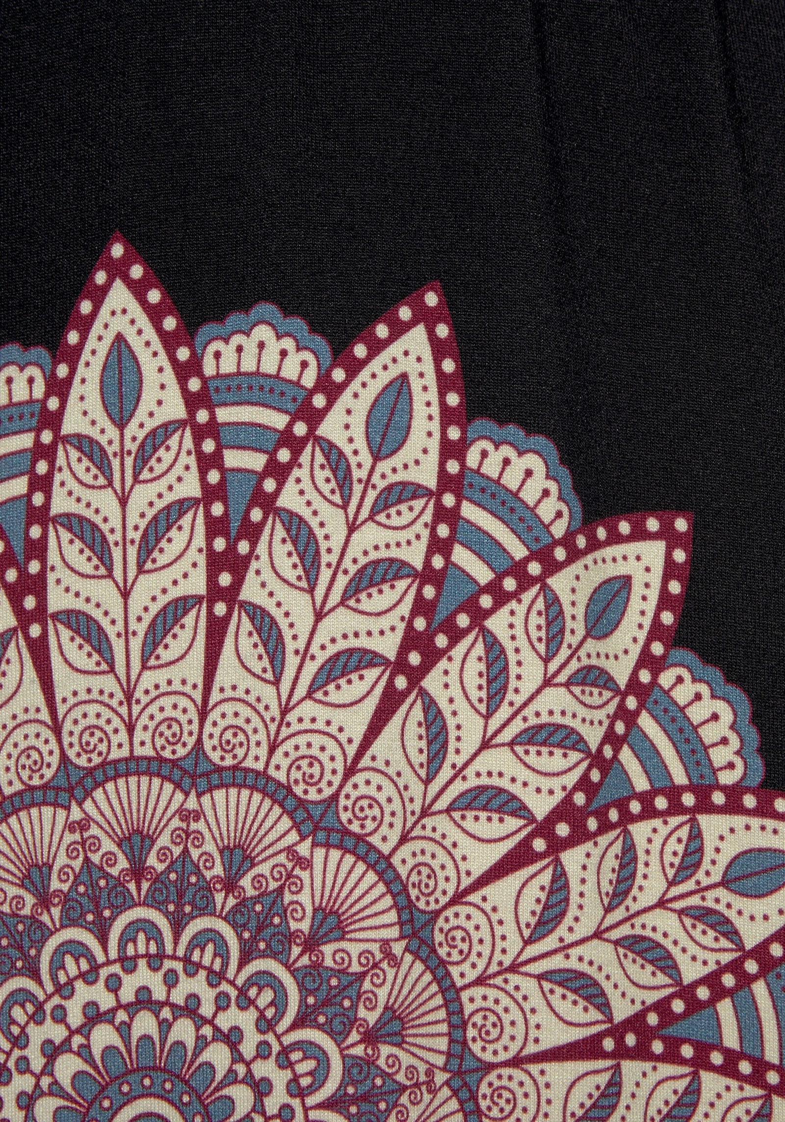 Beachtime Sommerkleid - schwarz-bedruckt