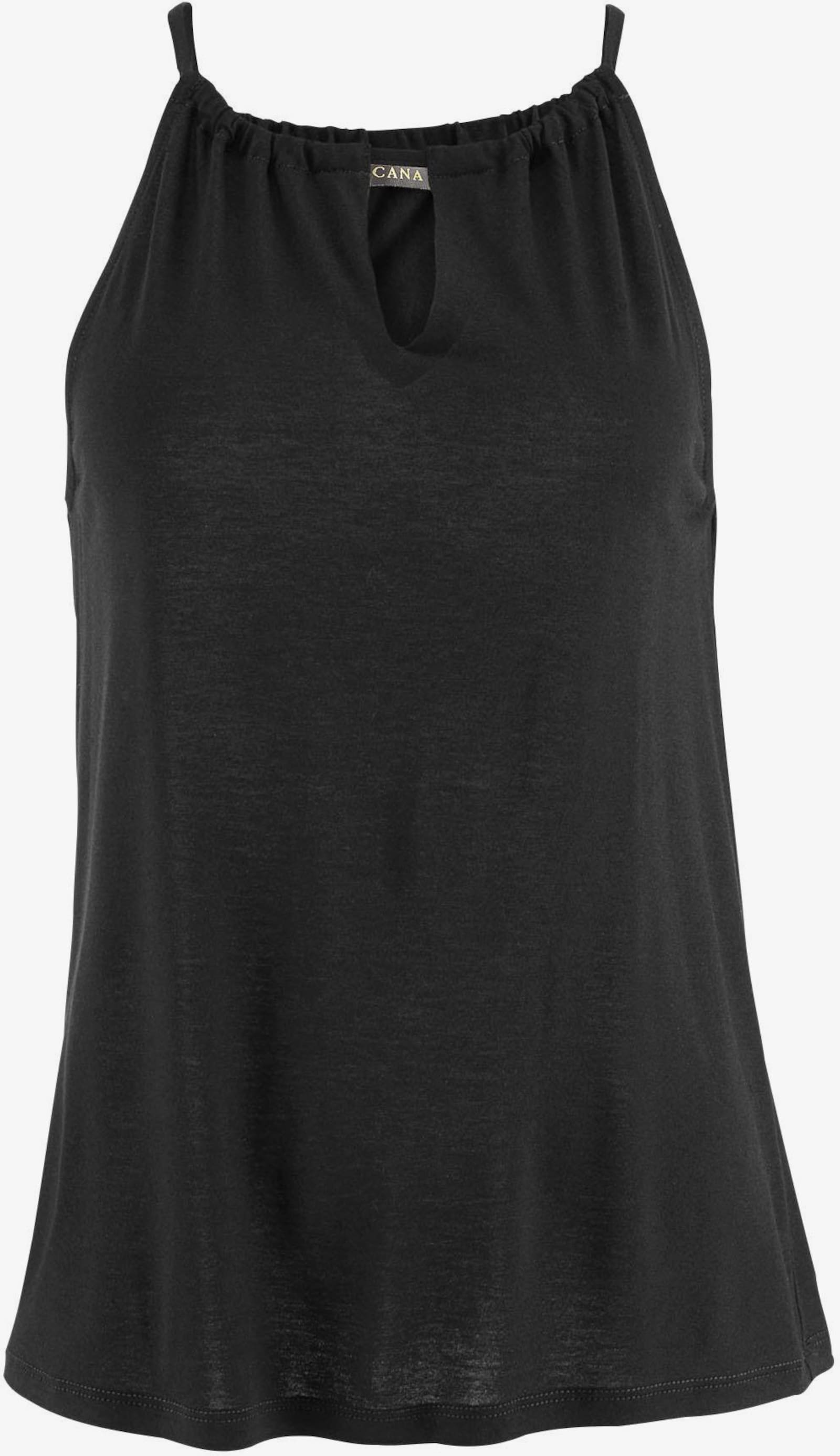 LASCANA Spaghettitop - schwarz