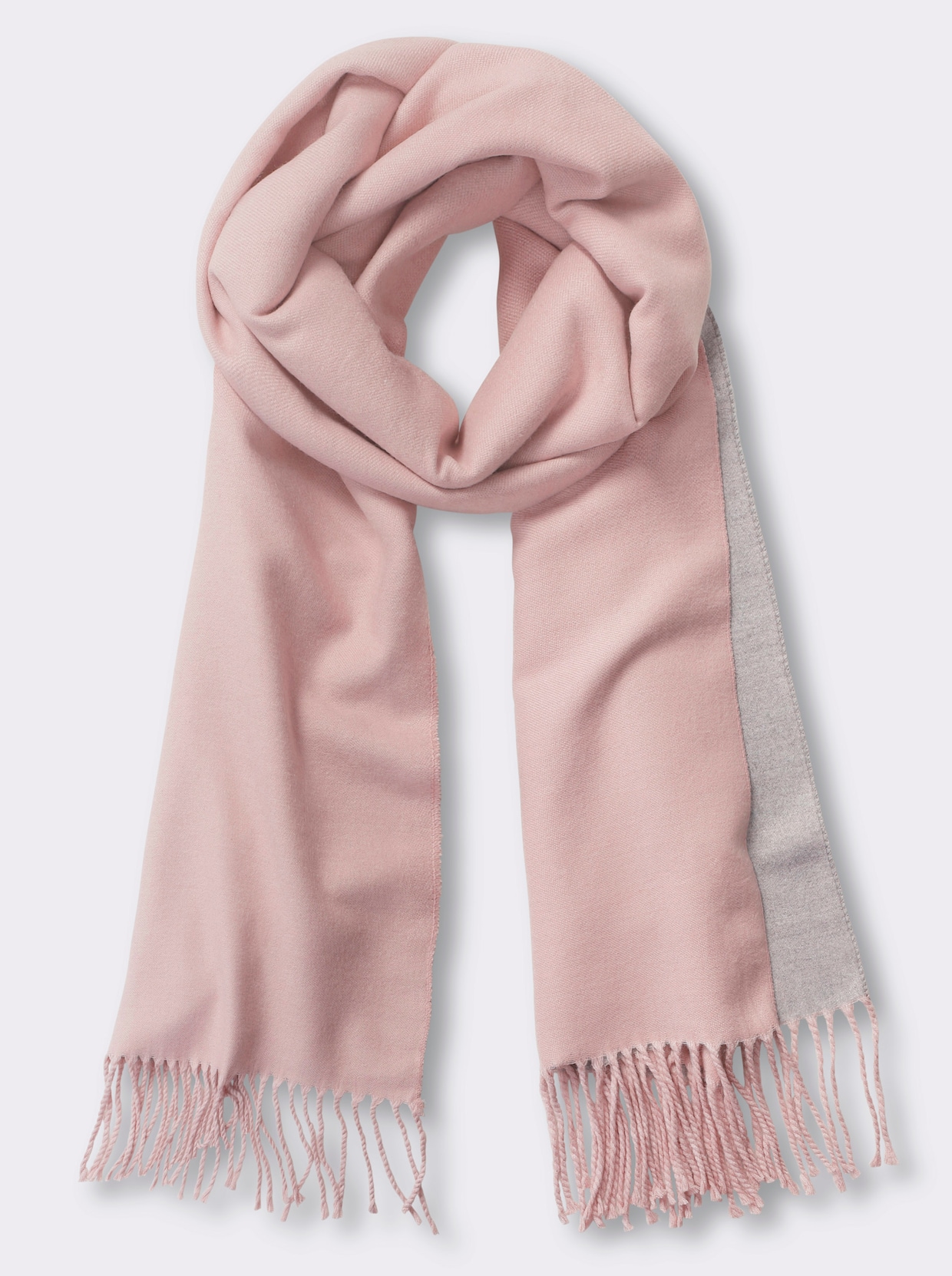 heine Schal - mauve-grau