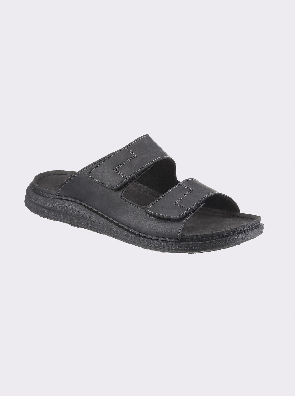 Franken Schuhe Pantolette - schwarz