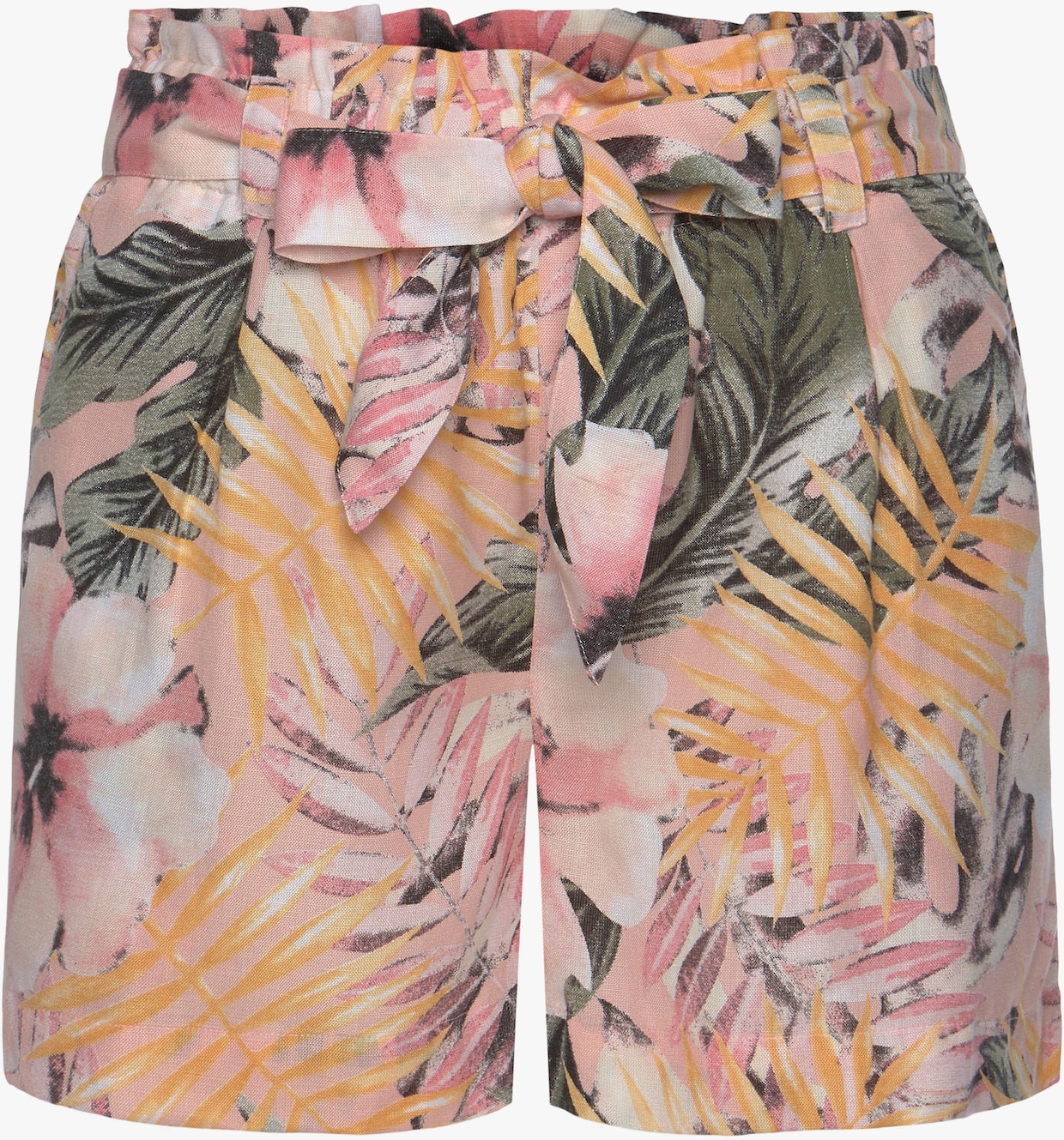 LASCANA Shorts - apricot-bedruckt