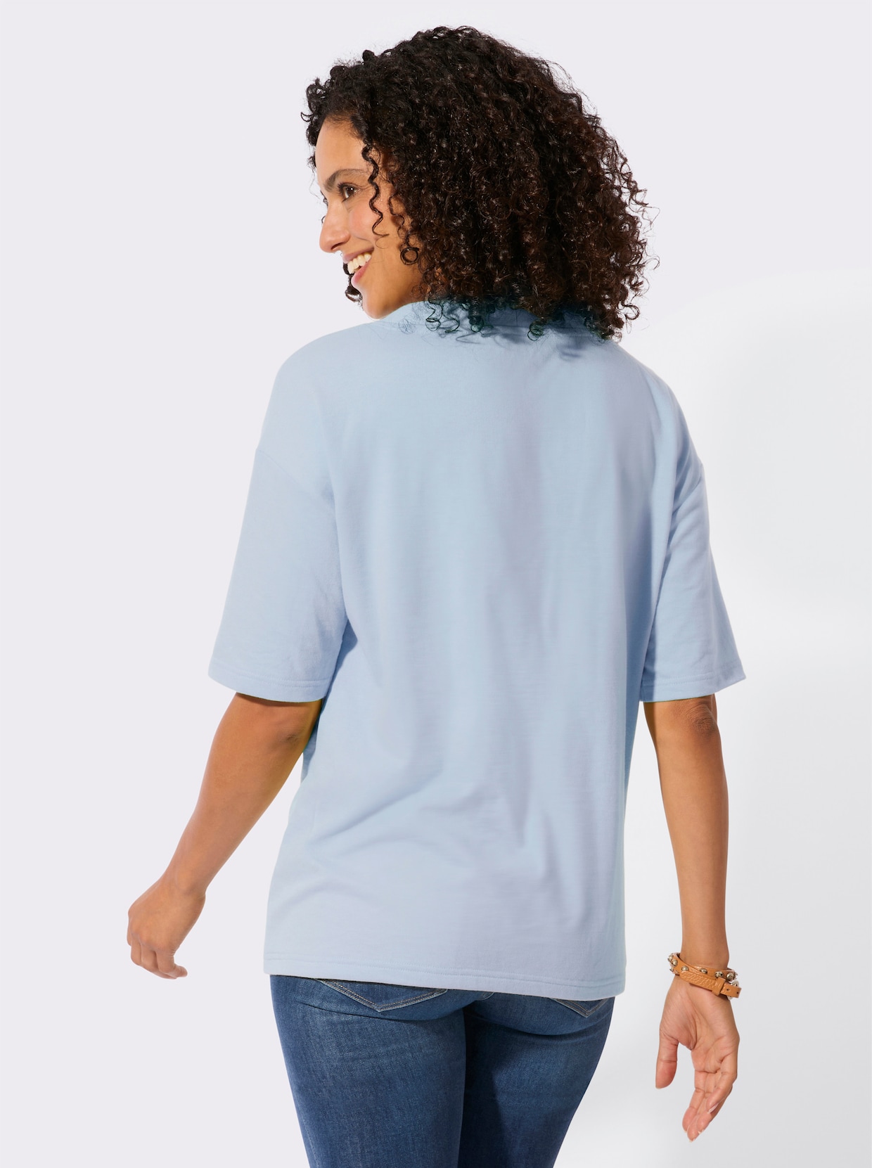 Sweatshirt - eisblau