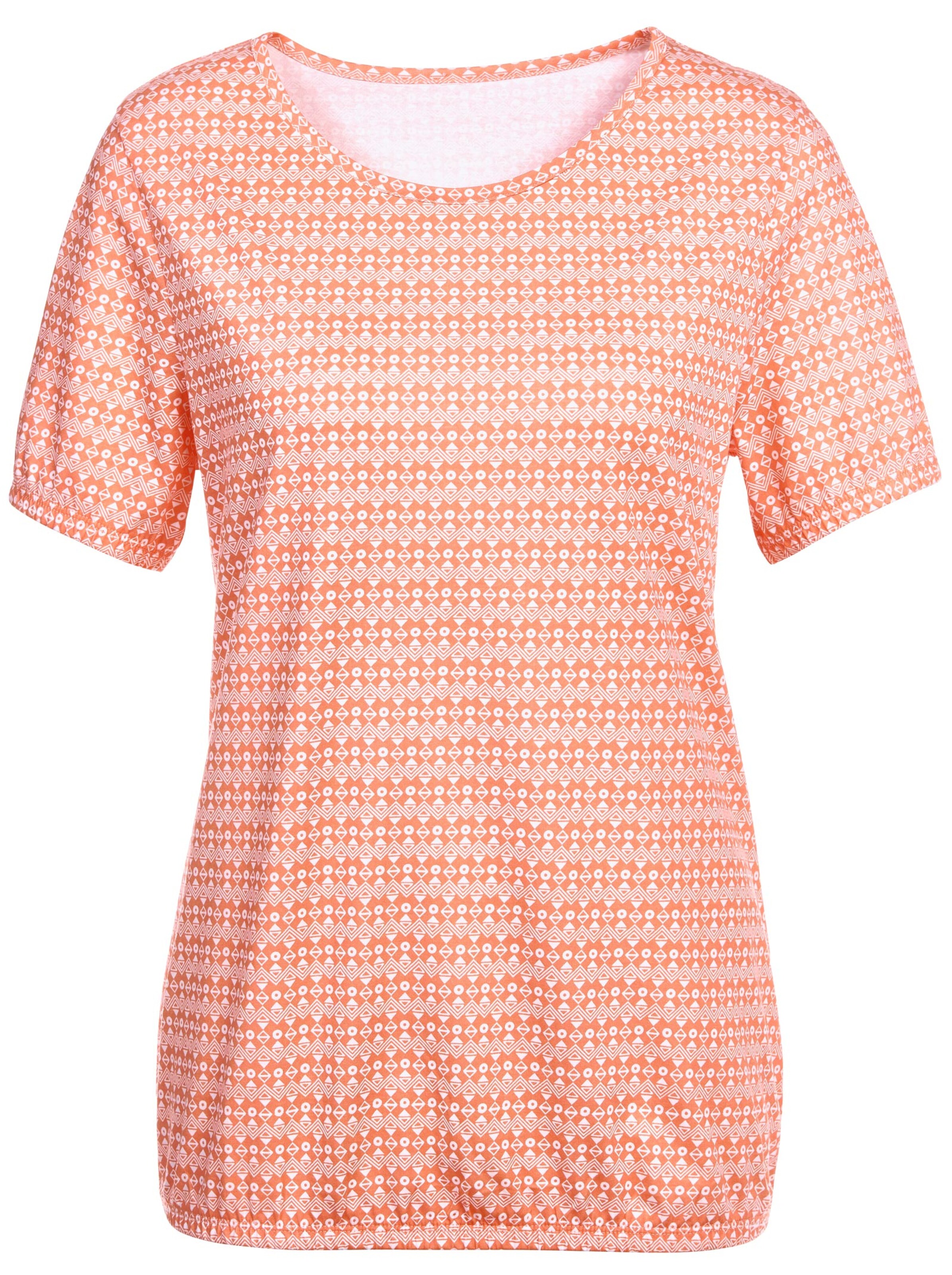 Shirt - orange-gemustert