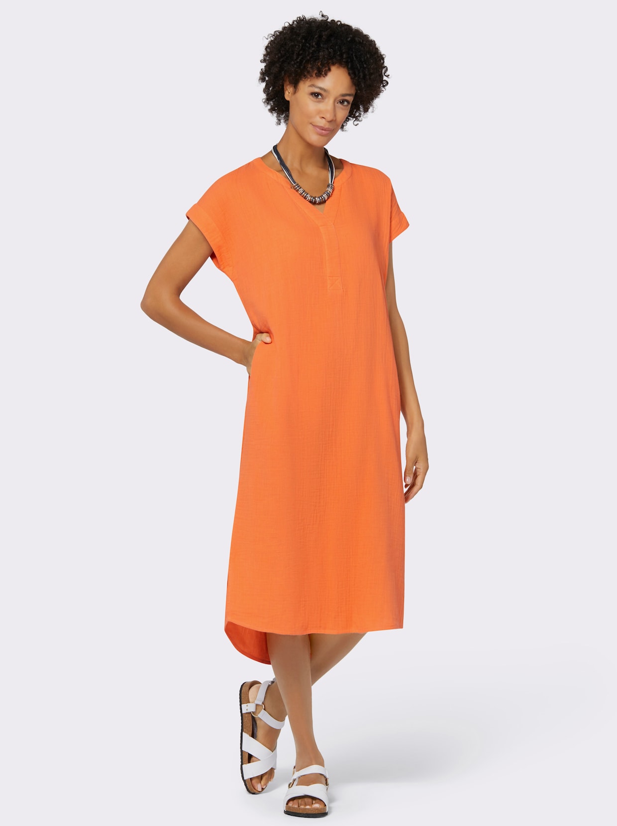 Kleid - orange