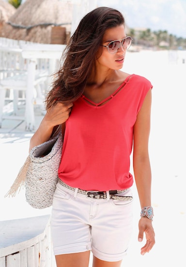 s.Oliver T-shirt - corail