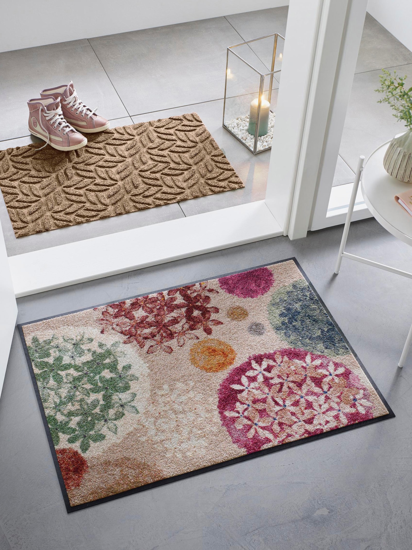 wash+dry by Kleen-Tex Fußmatte - beere-bedruckt