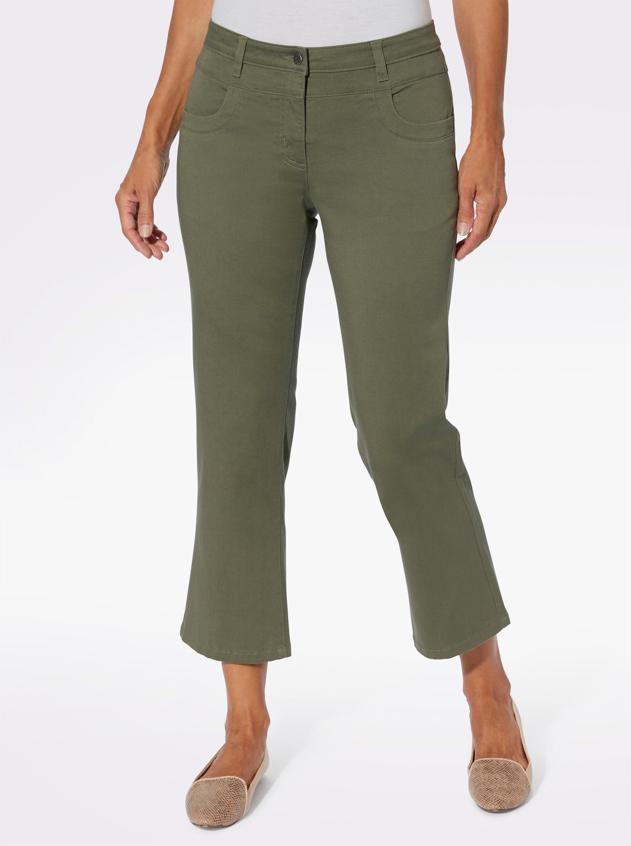 7/8-Jeans - khaki