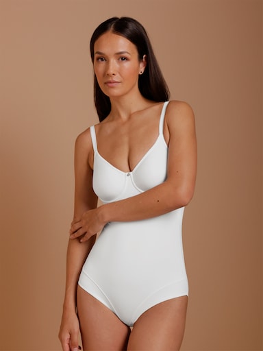 Susa Body mit Bügel - weiß