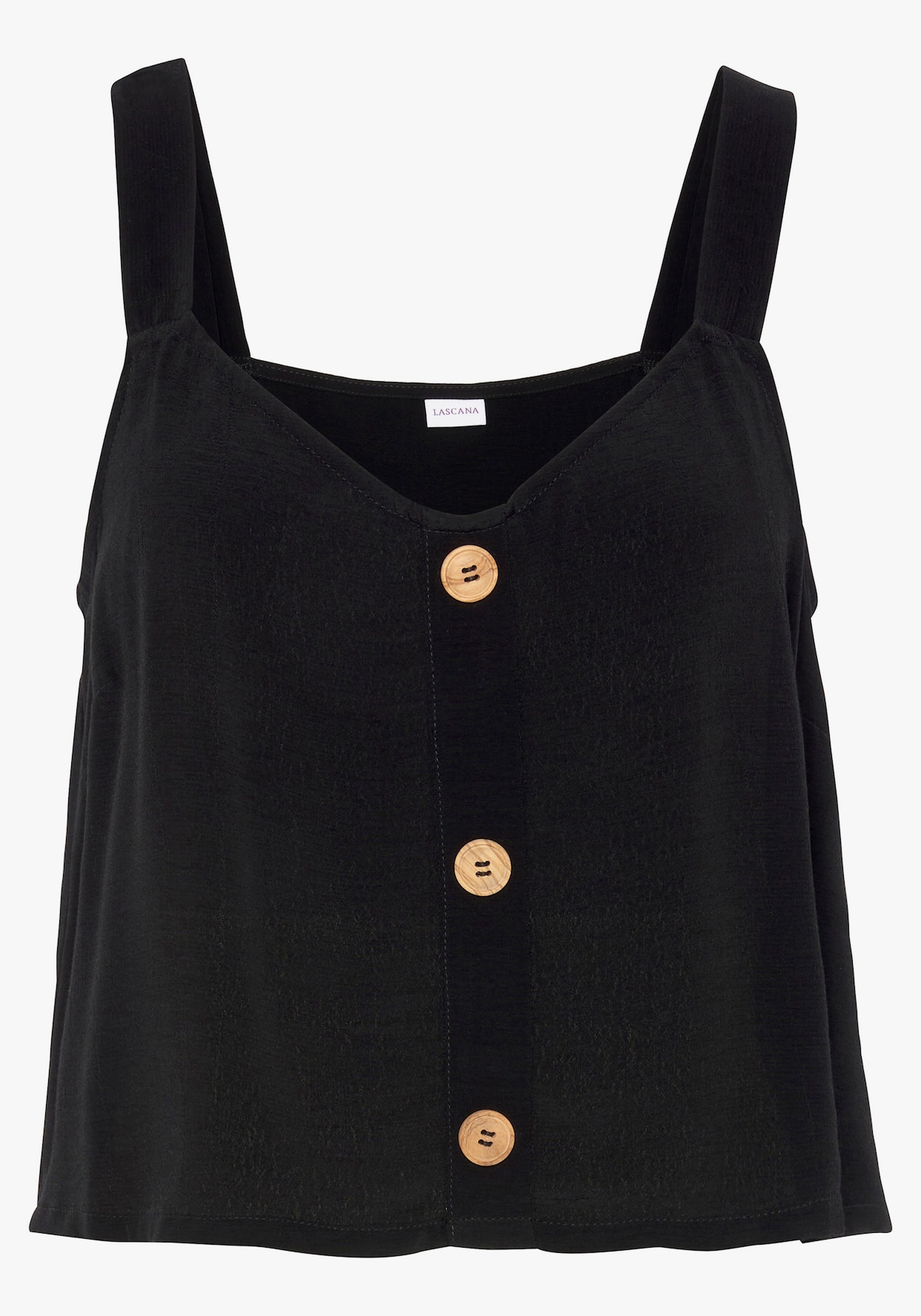 Vivance Crop-Top - schwarz