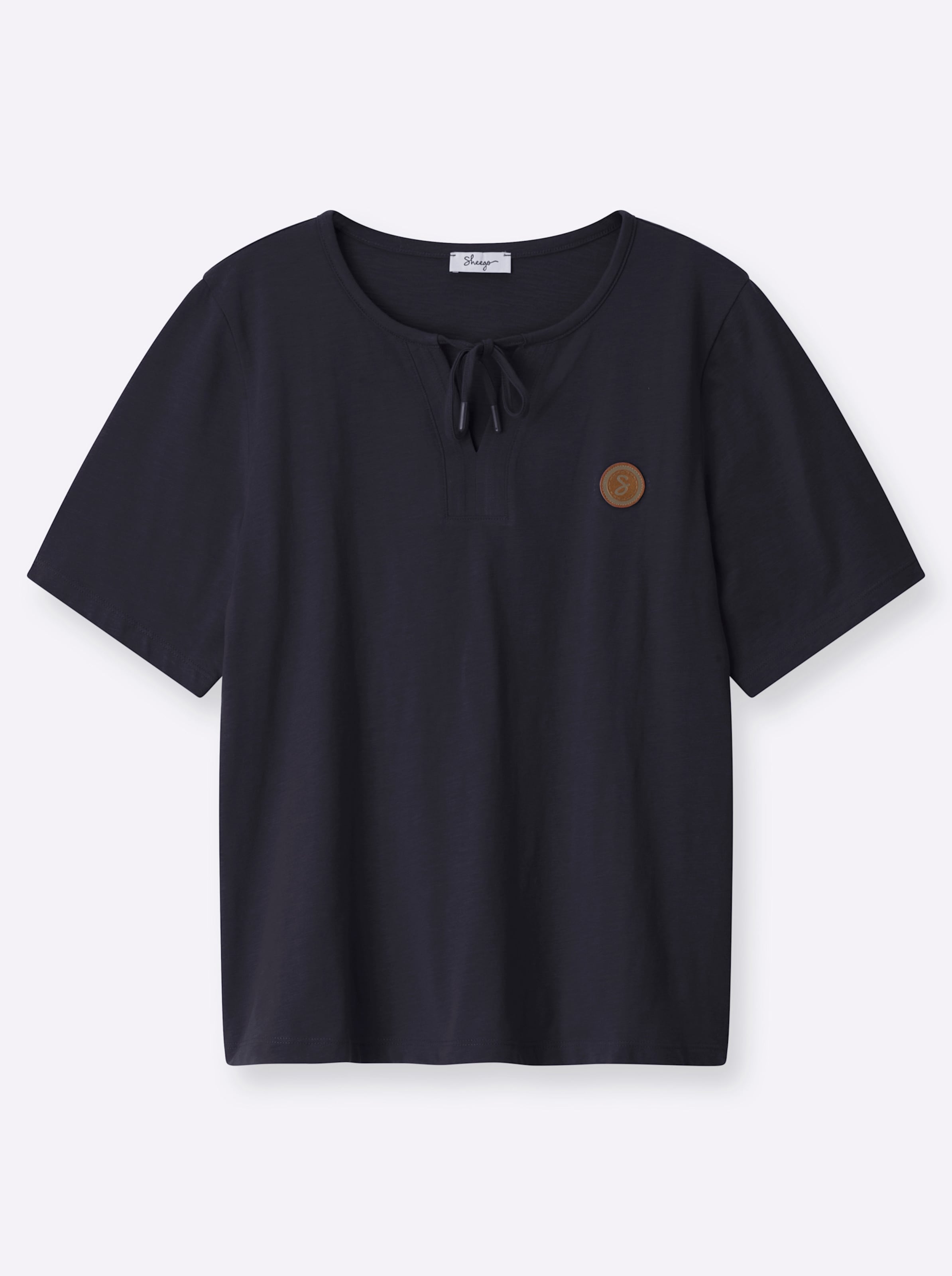 Tiefblau Kurzarmshirt - Bild 3