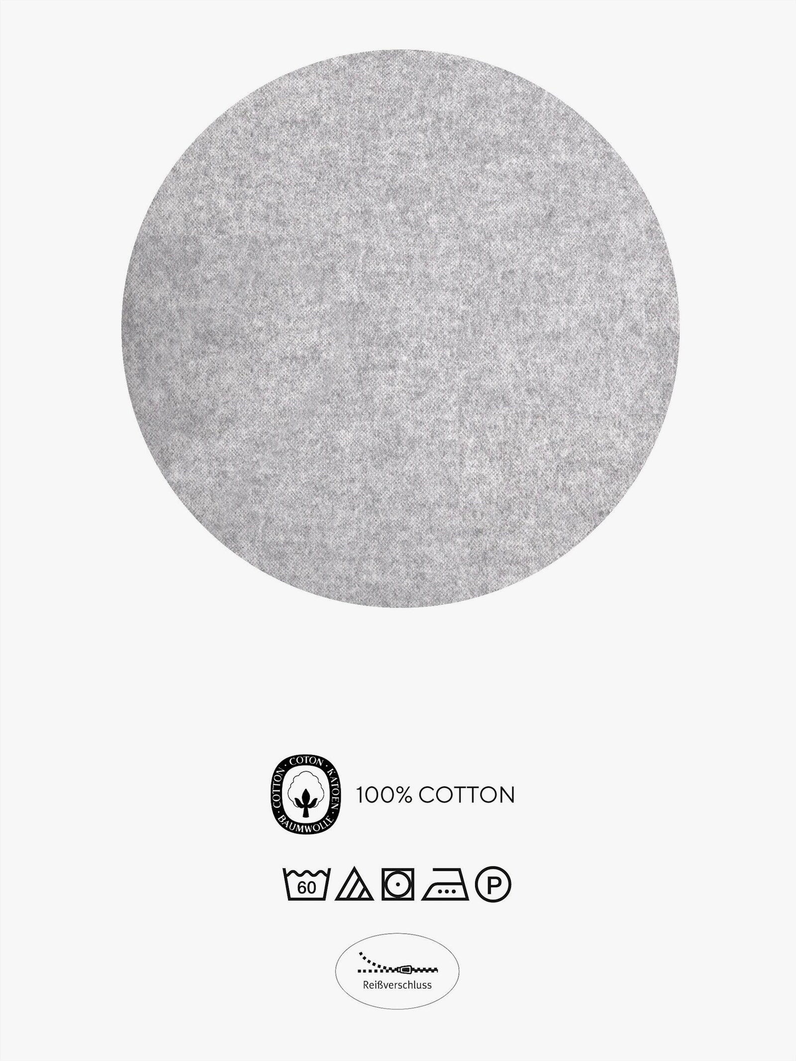 Biberna Bettwäsche - dunkelgrau