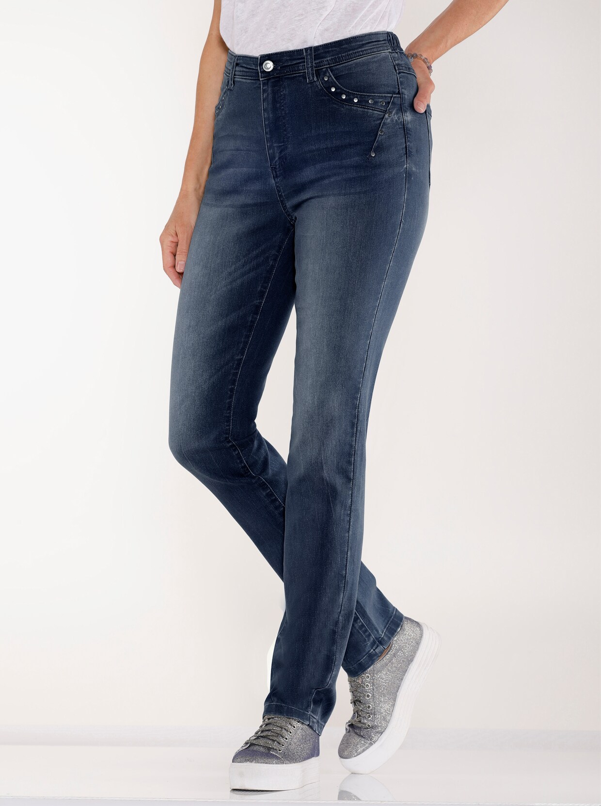 Jeans - blue-stonewashed