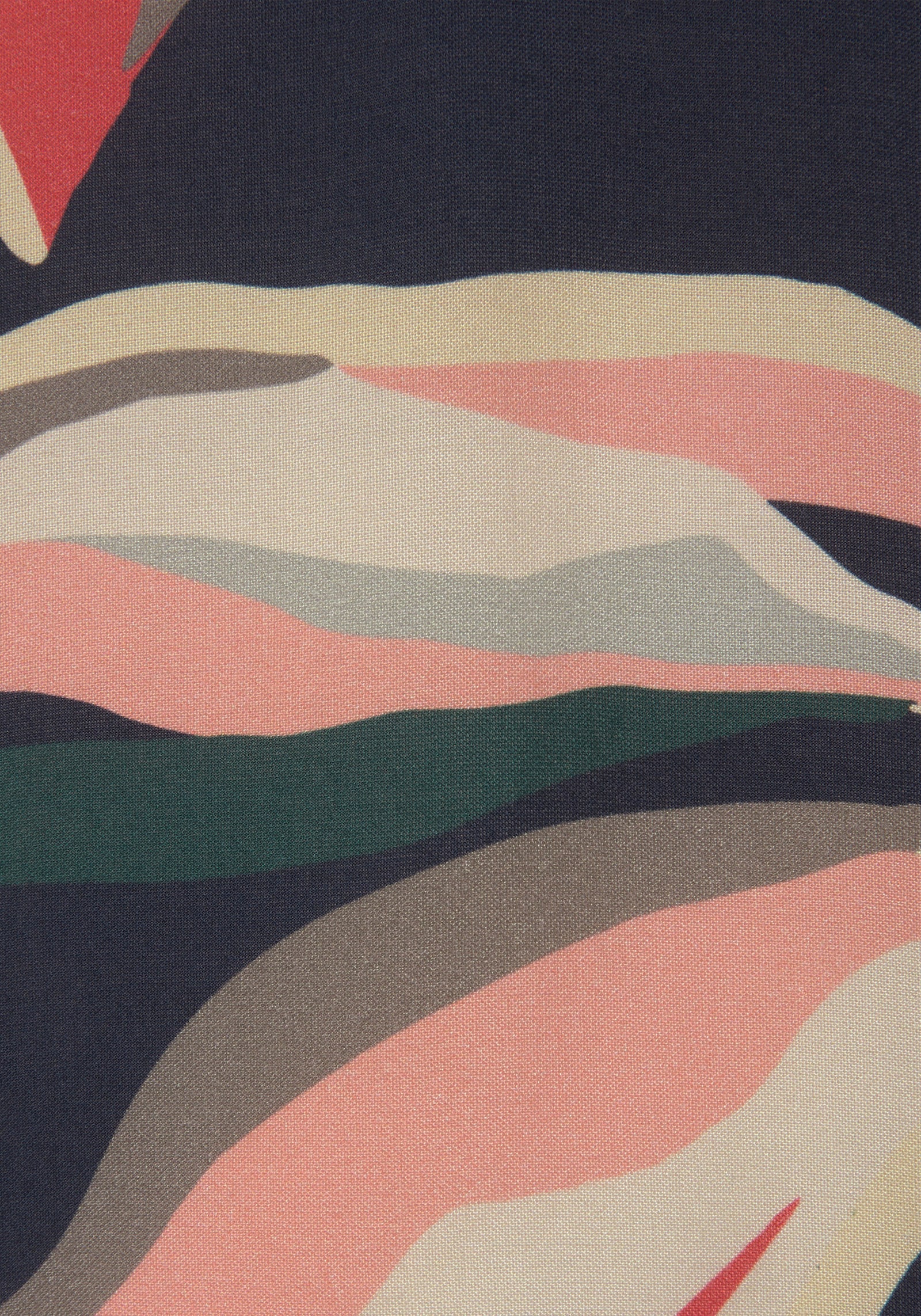 s.Oliver Blousejurk - marine/koraal bedrukt