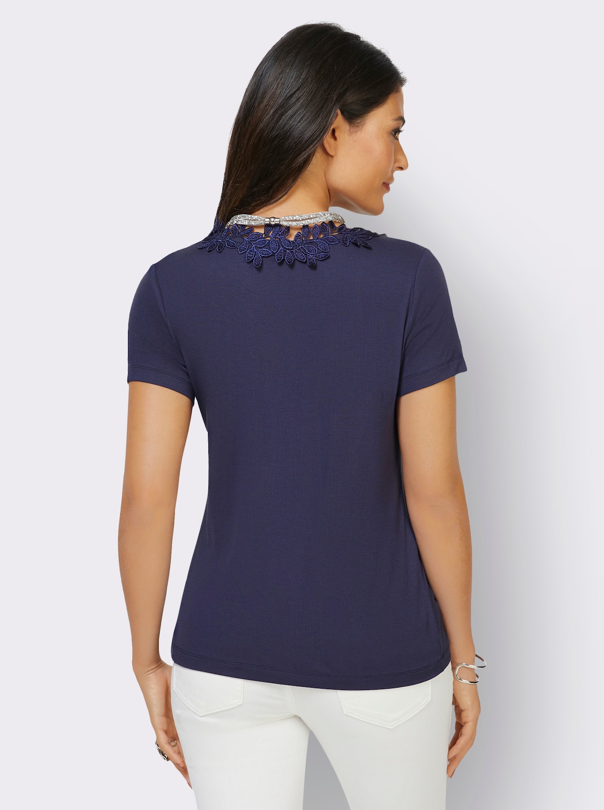T-shirt à manches courtes - bleu nuit