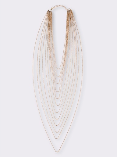 Collier mit Verlängerung - goldfarben