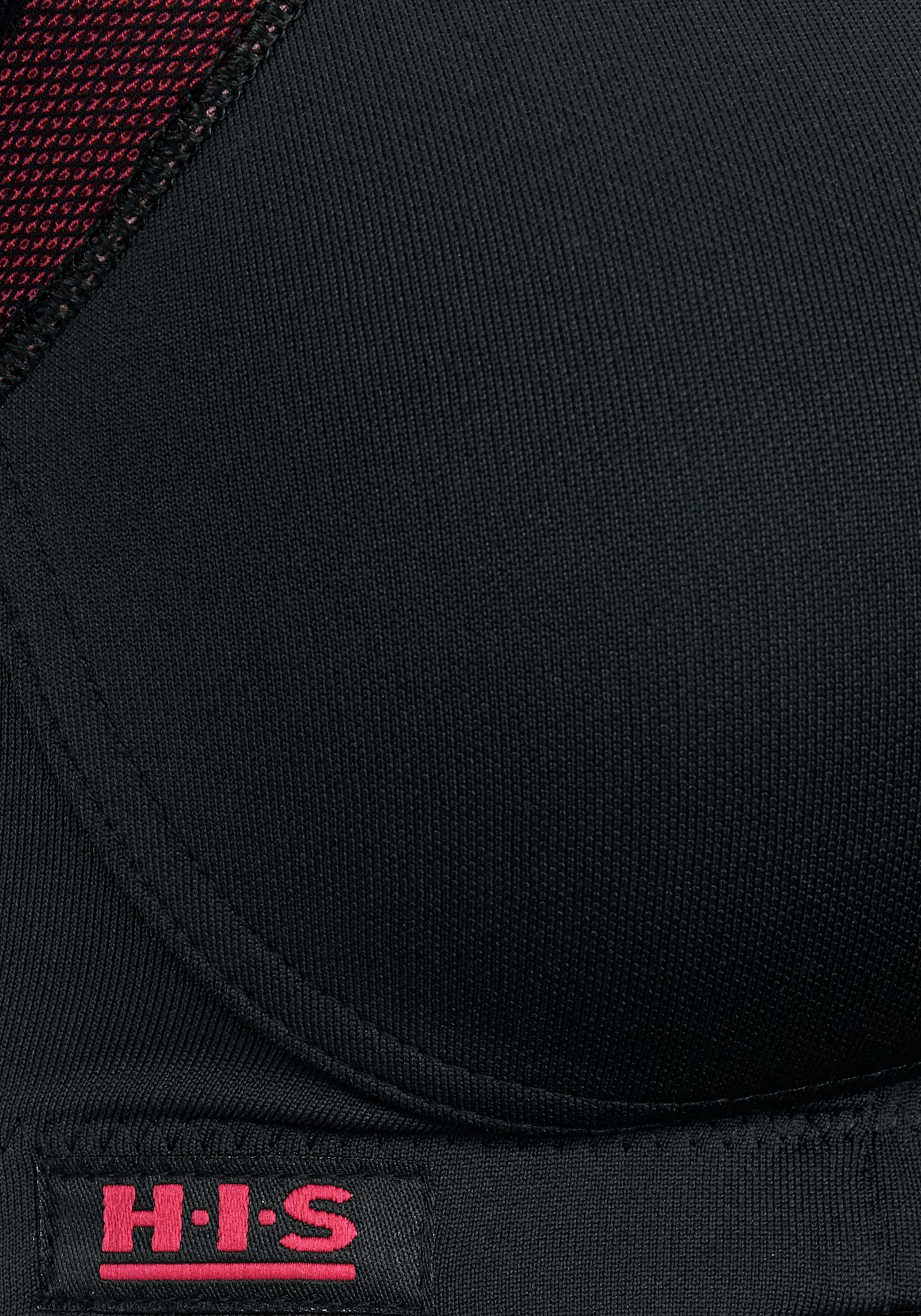 H.I.S Sportbeha - zwart/pink