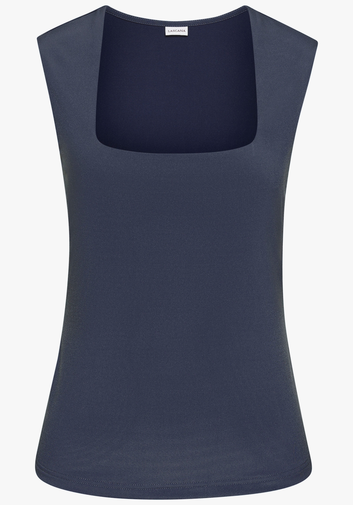 LASCANA Tanktop - rookblauw