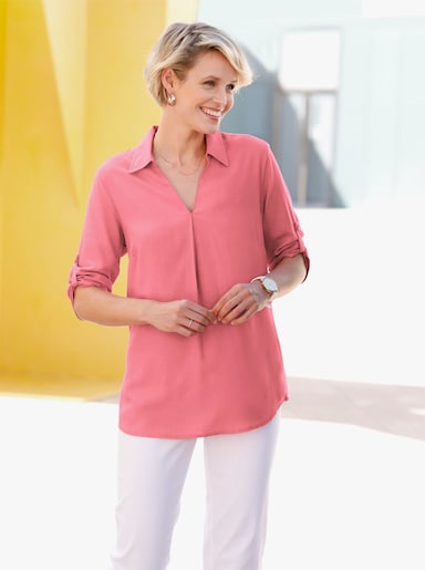 Comfortabele blouse - flamingo