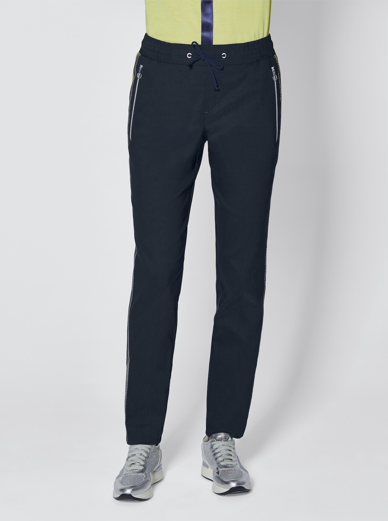 Stehmann Comfort line Joggingbroek van lyocell - marine