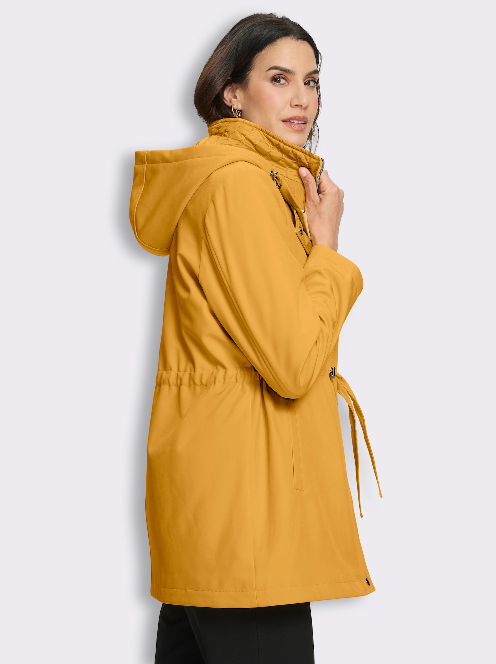  Jacke in 2-in-1-Optik - ocker