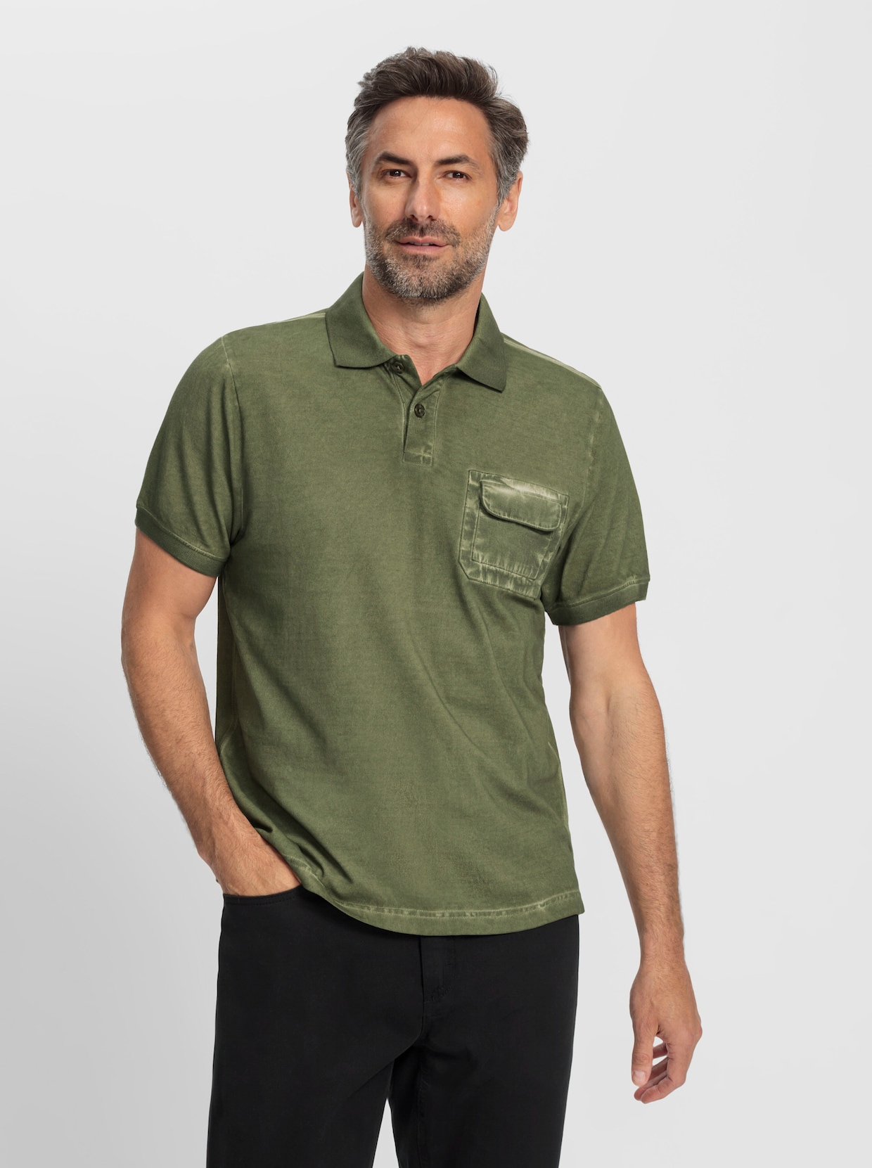 Catamaran Shirt met korte mouwen - olijf