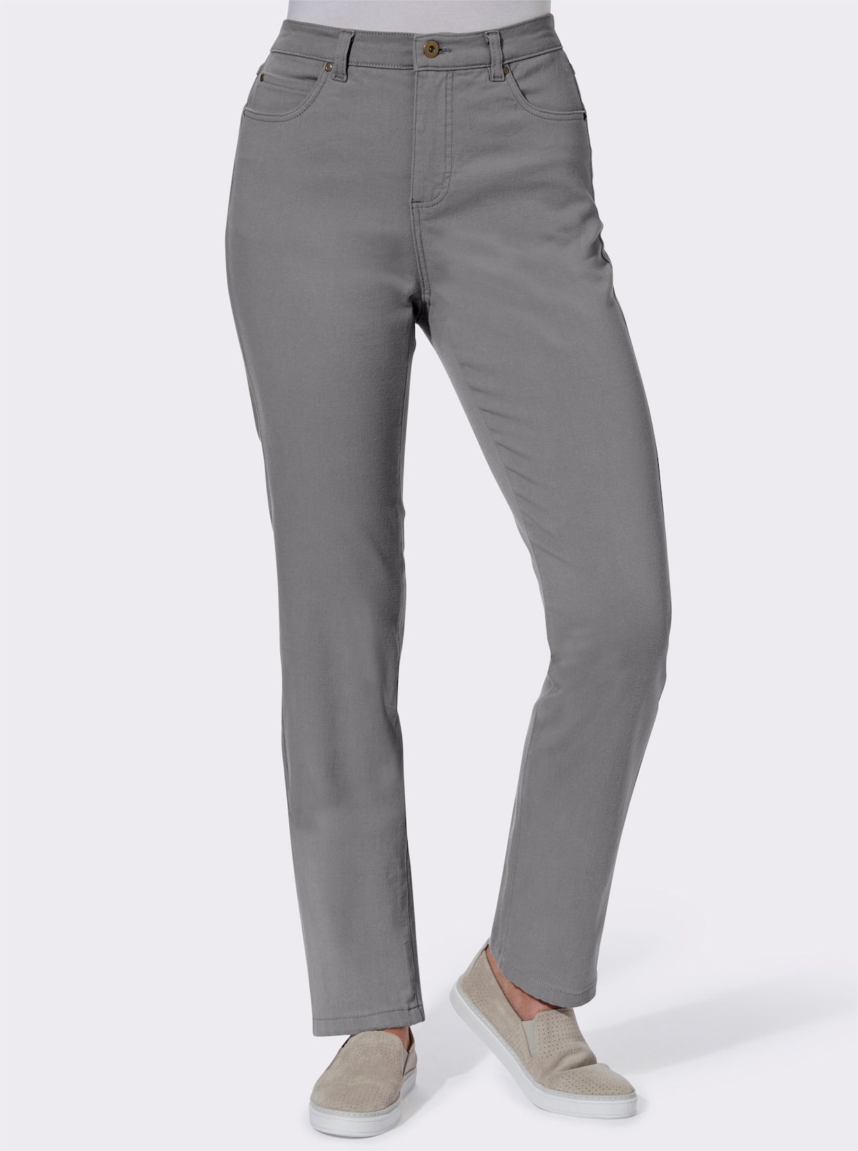 Byxa i 5-ficks modell - grå