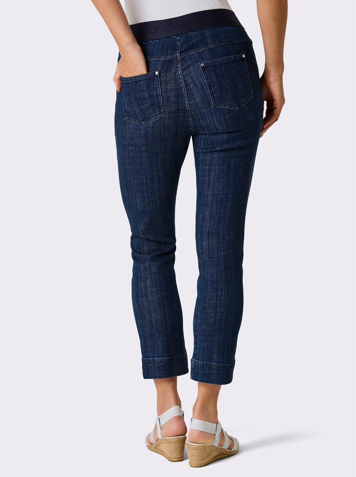 CREATION L PREMIUM Schlupfjeans - dark blue