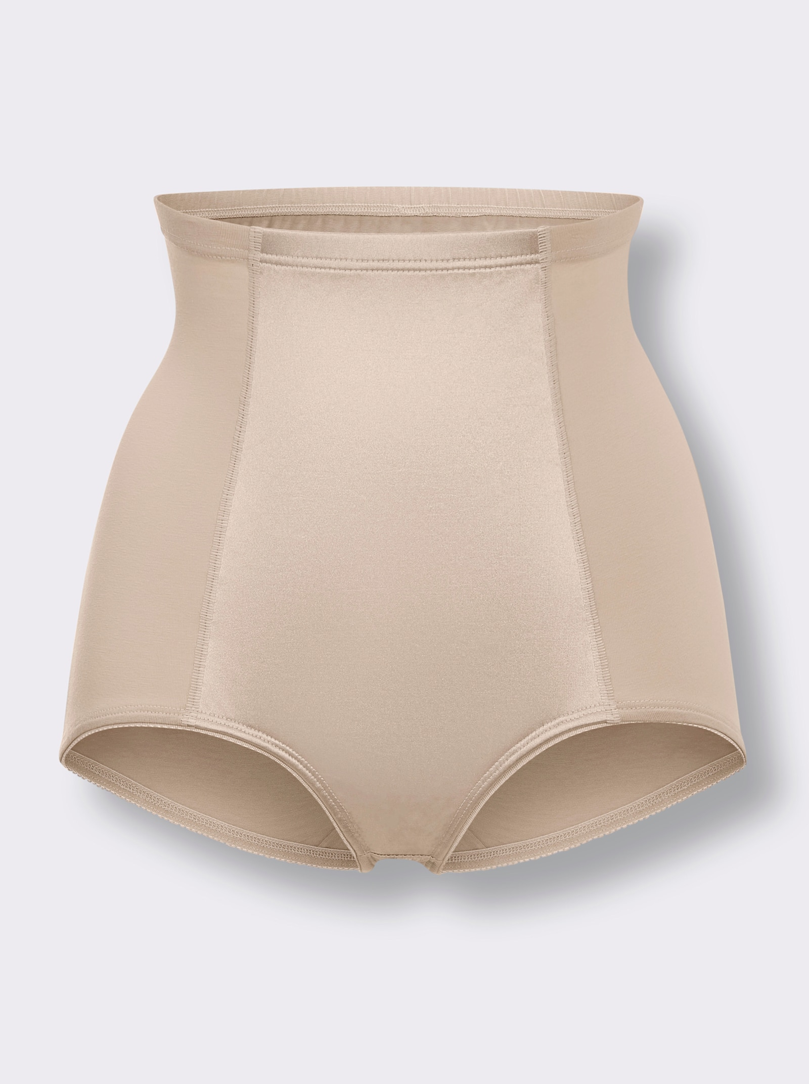 wäschepur Slip gainant avec empiècement en satin - café au lait