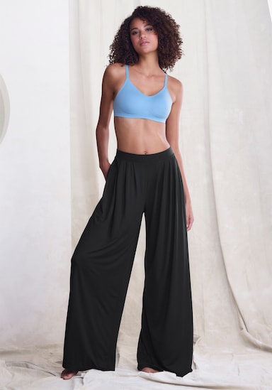 LASCANA Schlupfhose - schwarz
