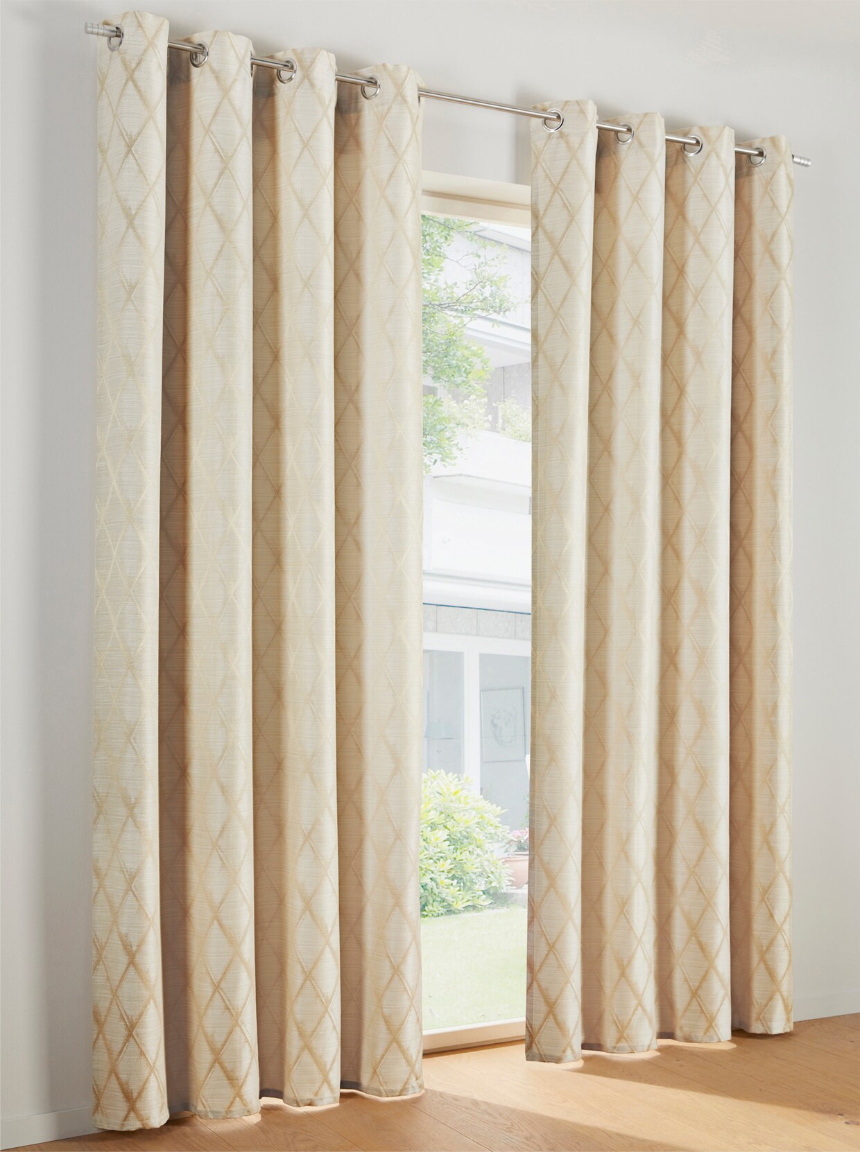 heine home gordijnen - beige