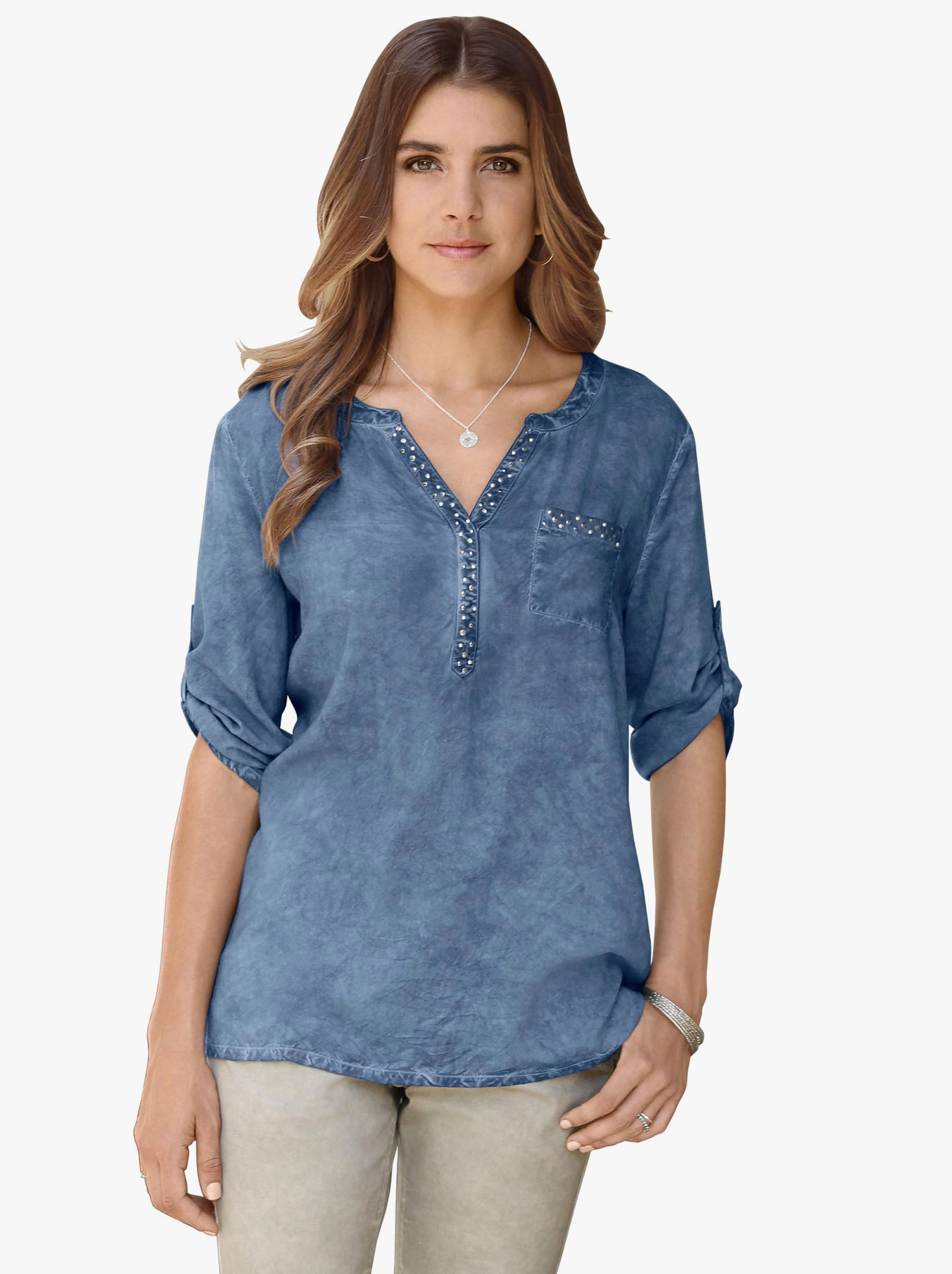 Tuniek in blauw your look for less 