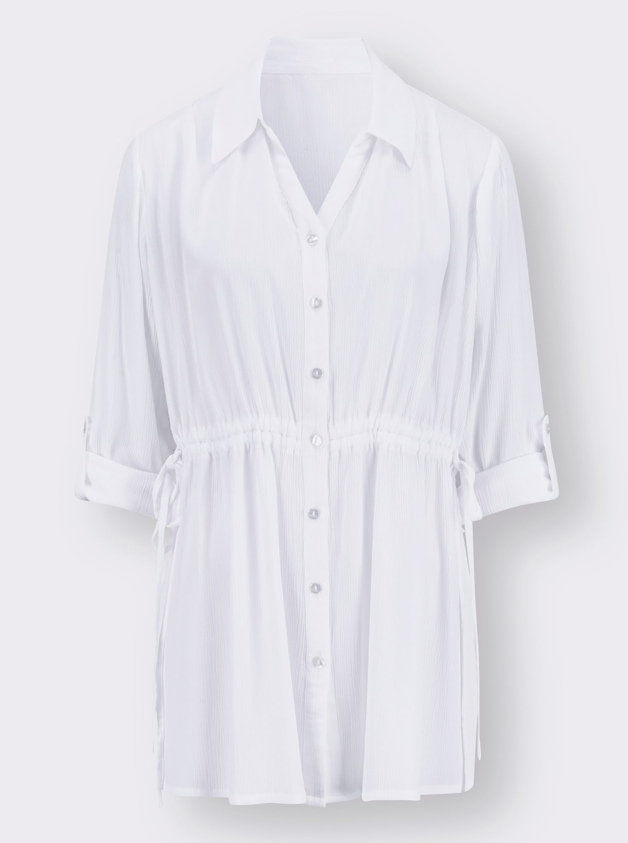Longline blouse - ecru