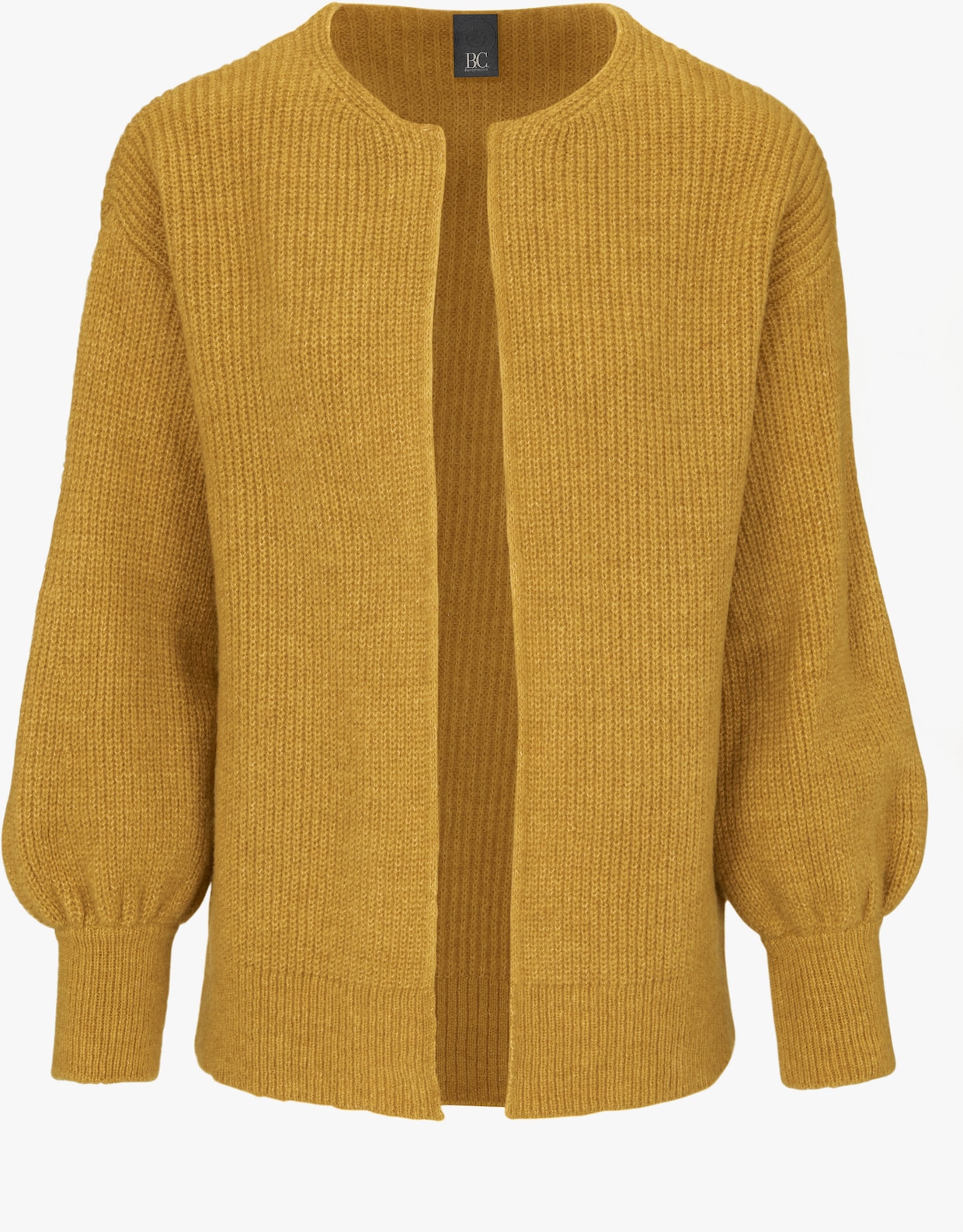 heine Veste en tricot - jaune moutarde