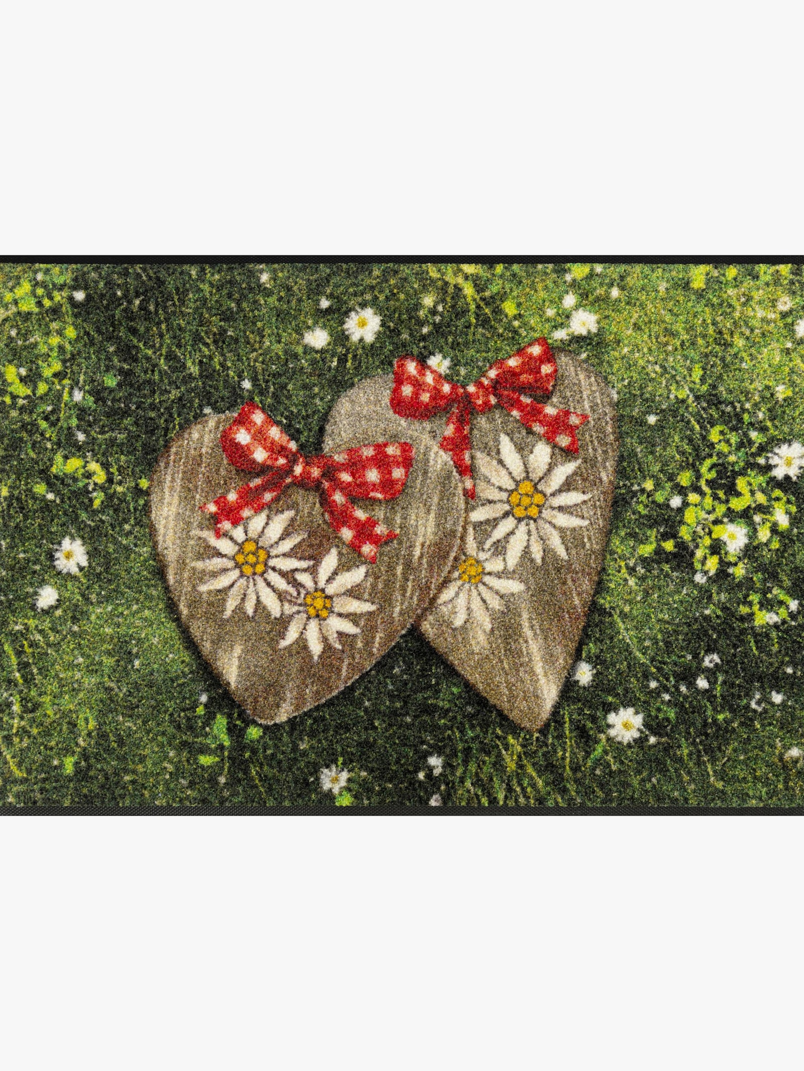 wash+dry by Kleen-Tex Fußmatte - grün-braun-bedruckt