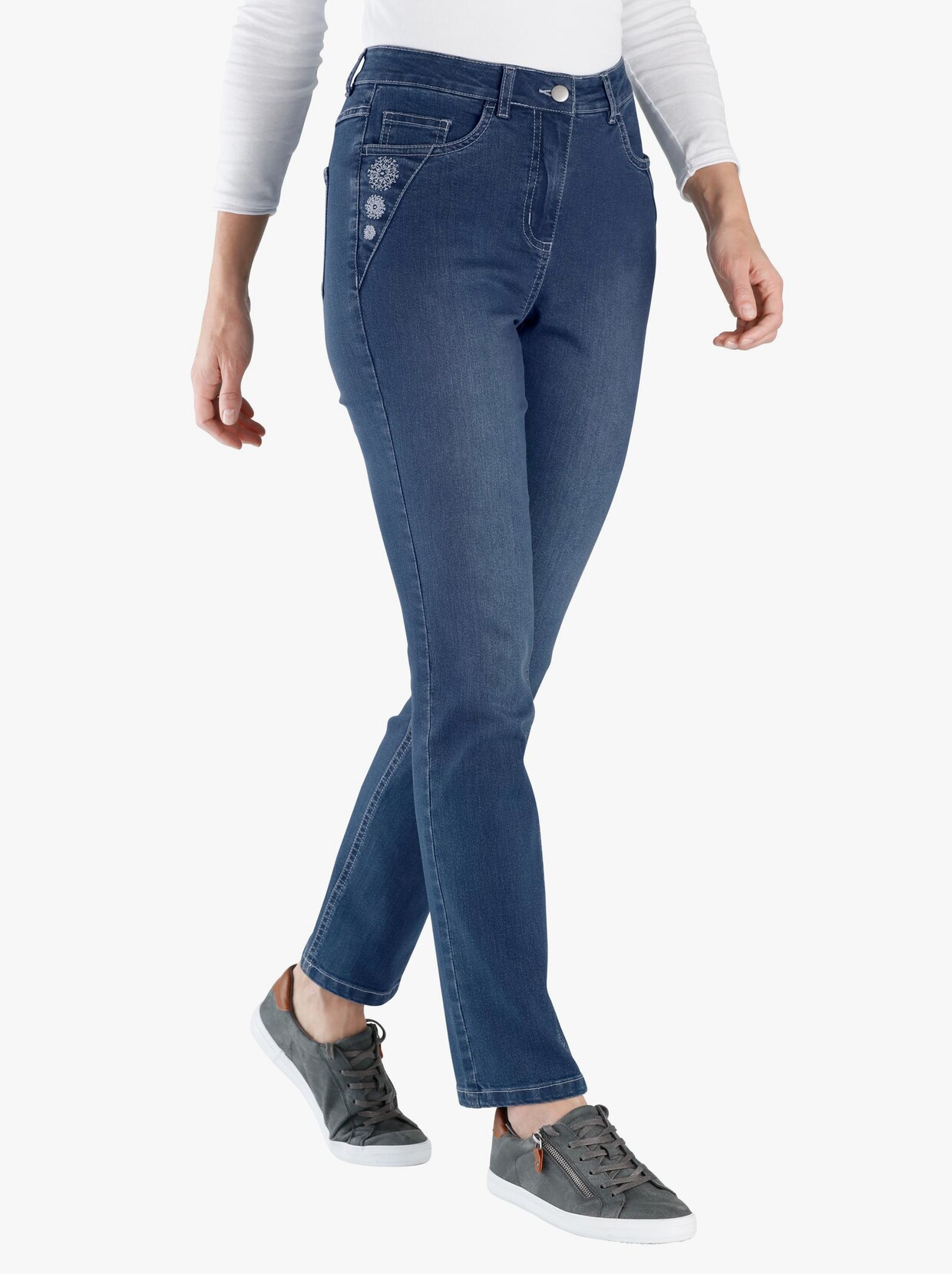 Jeans - blue-stone-washed