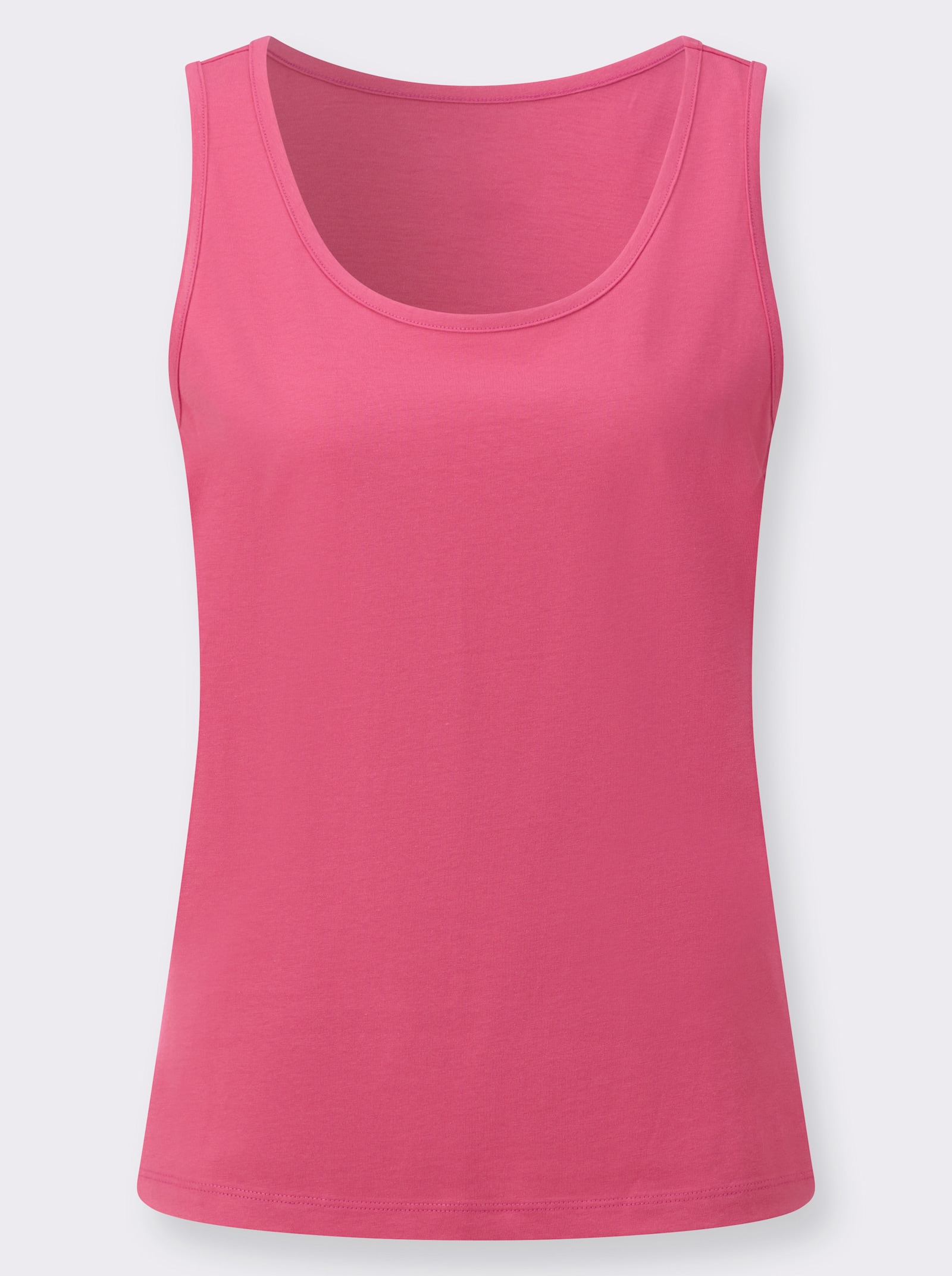 Shirttop aus Bio-Baumwolle - fuchsia