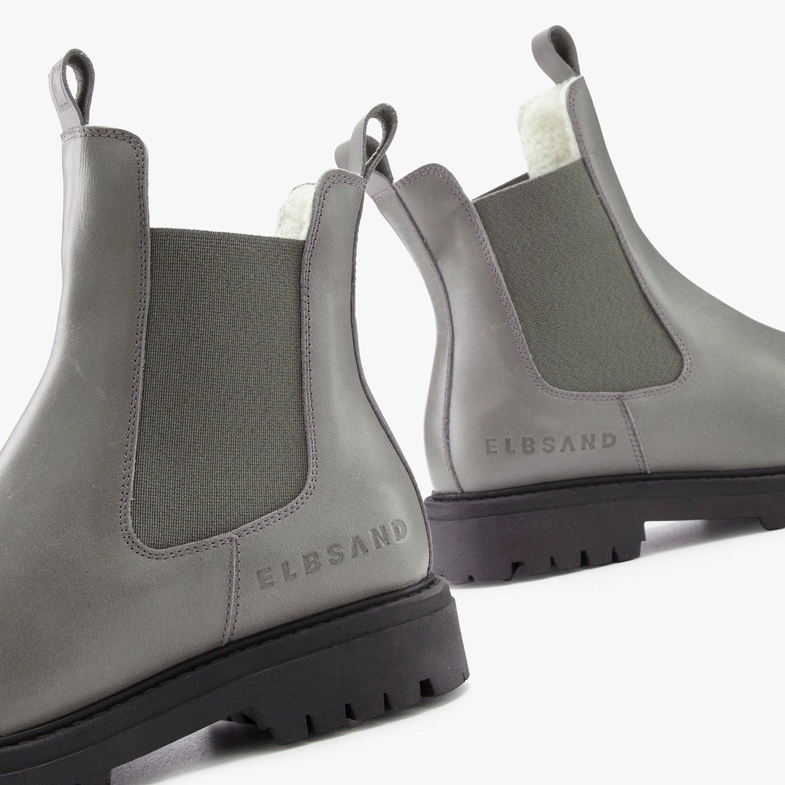 Elbsand Stiefelette - hellgrau