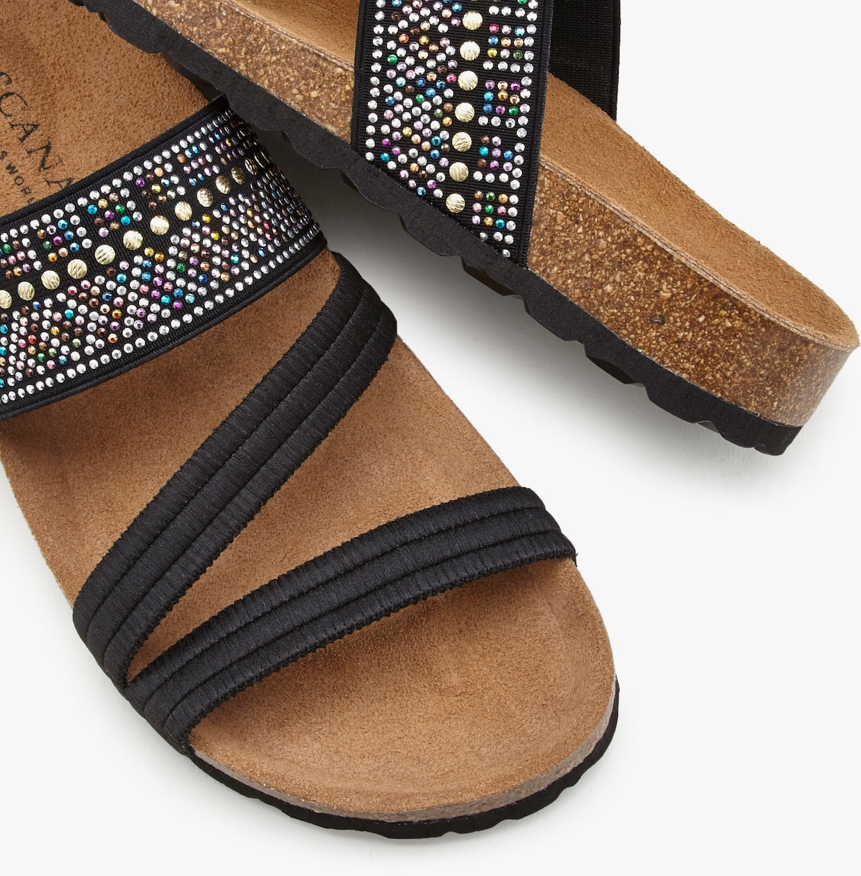 LASCANA Slippers - zwart