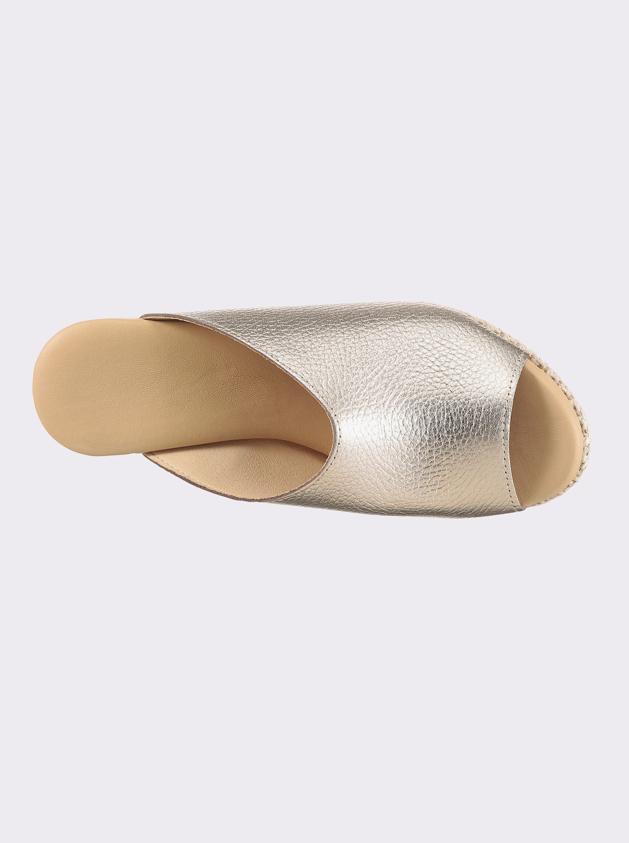 heine Pantolette - bronzefarben-beige