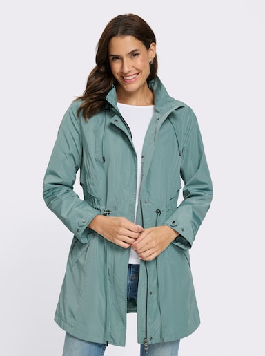 Longjacke mit 1 knöpfbaren Innentasch - jade