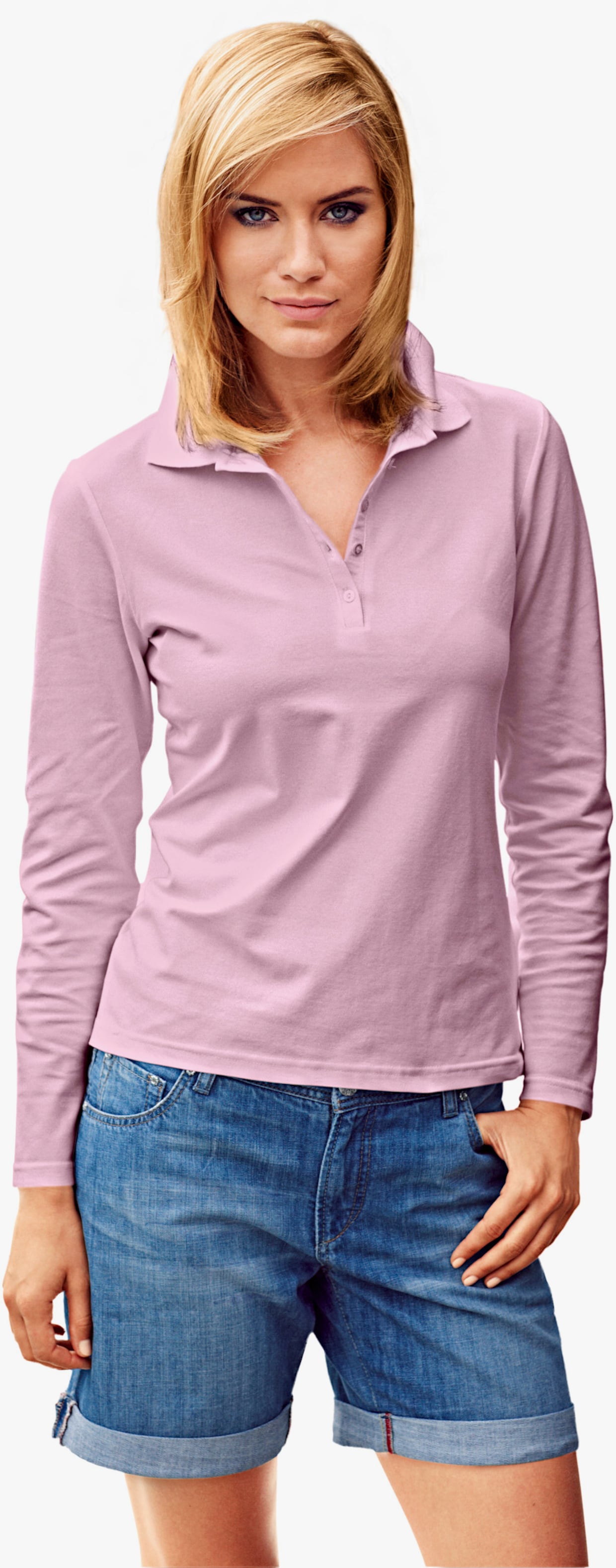 heine Poloshirt - roze