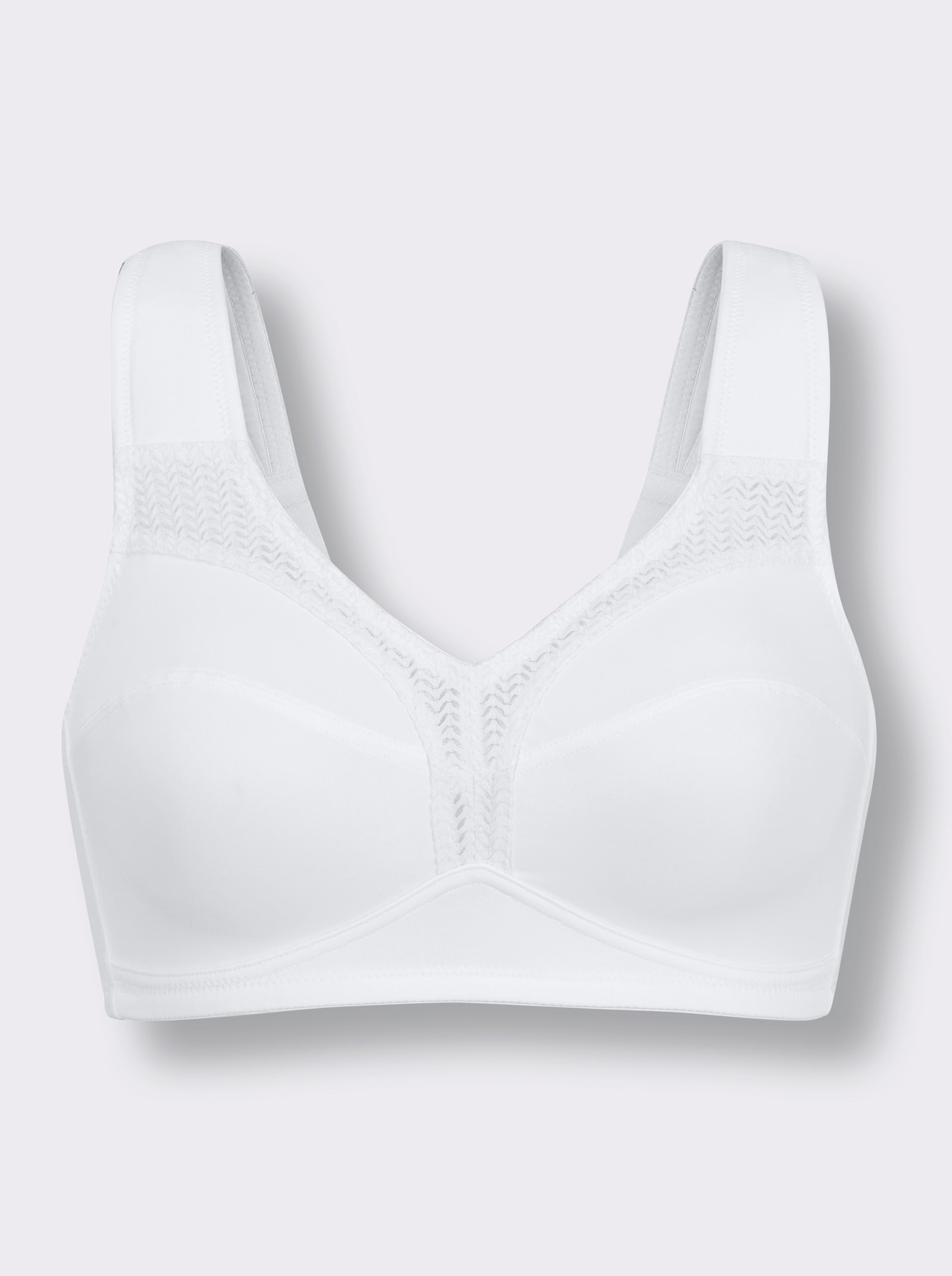 wäschepur Entlastungs-BH ohne Bügel - weiß