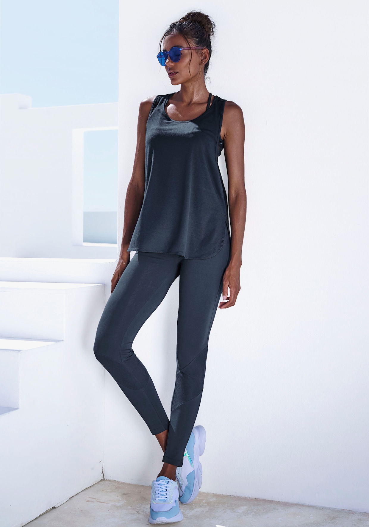 LASCANA ACTIVE Tanktop - dunkelblau