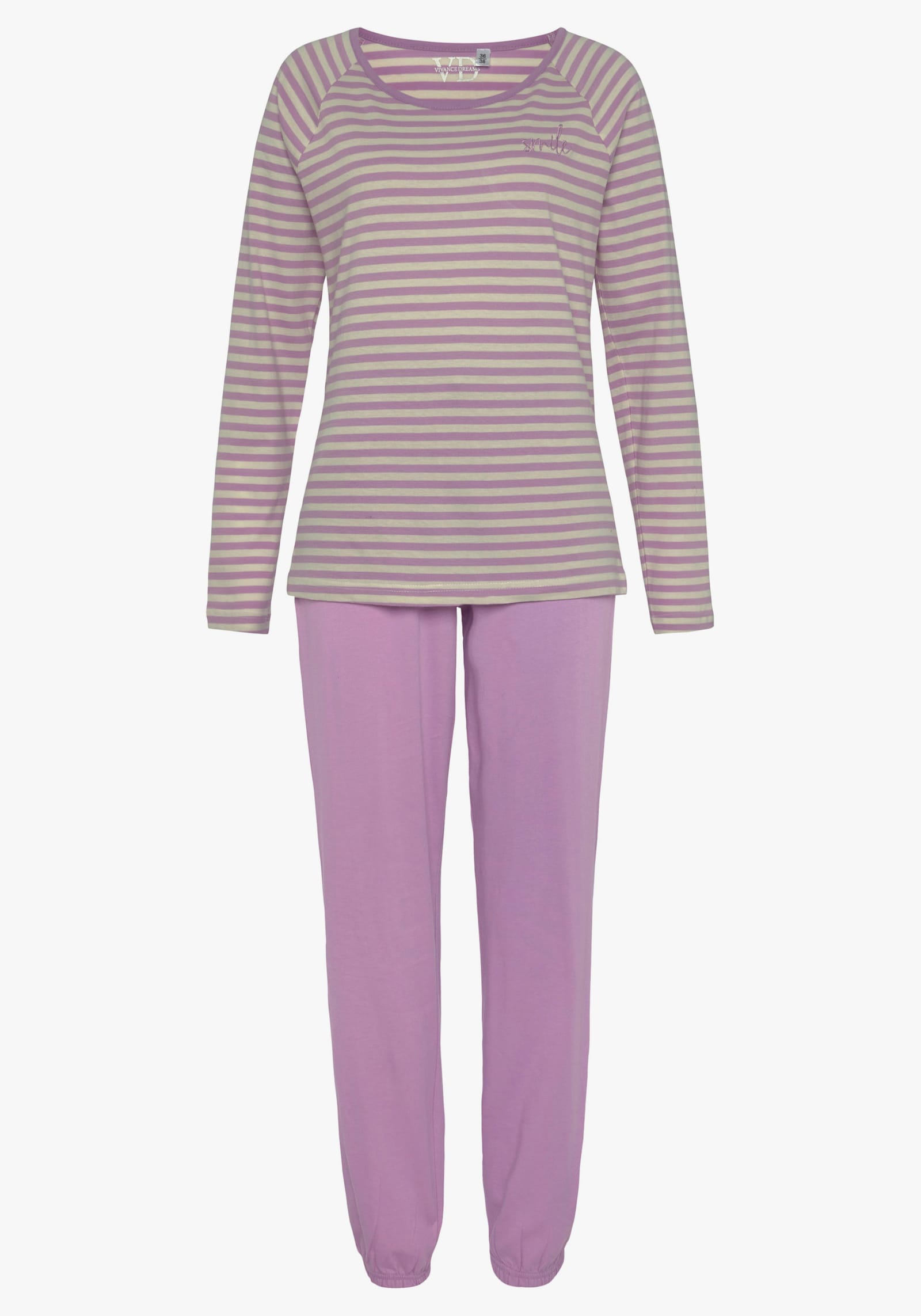 Vivance Dreams Pyjama - lila